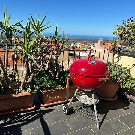 Fantastic Large House With Beautiful Roof Terraces Cuglieri